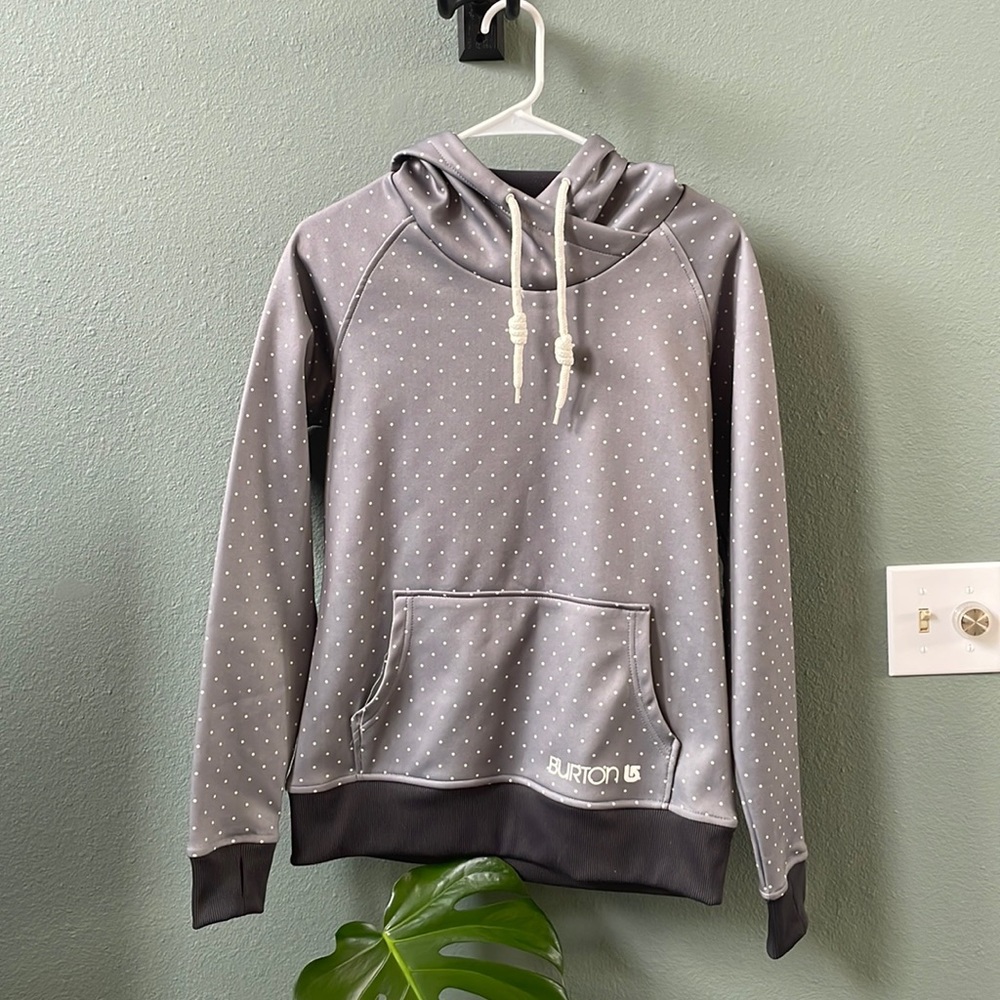 Burton dry ride polka dot hoodie sz M